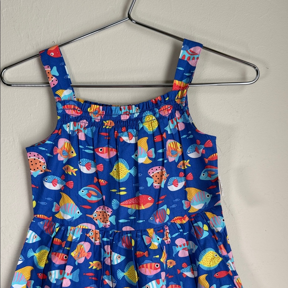 Gymboree Blue Fish Pattern Dress - Picture 2 of 5